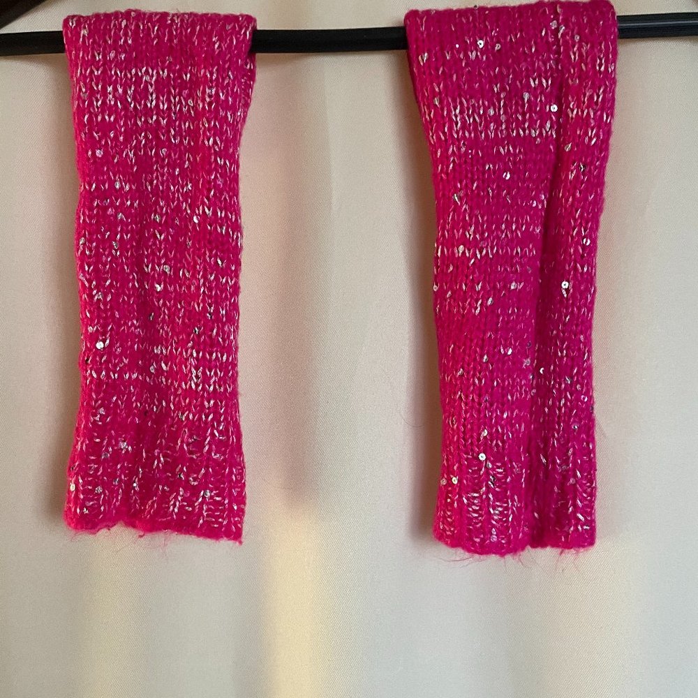 Pink Sparkly Leg Warmers